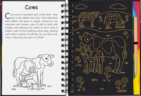 SCRATCH & SKETCH ON THE FARM - PAULDING, BETSY